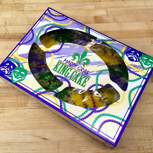 3 King's Cakes Flavors King's Cake Box - Mardi Gras