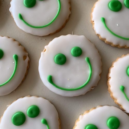Smiley Face Cookies – St. Patricks Day Smiley Face Cookies - St. Patricks Day