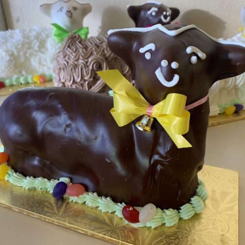 Chocolate Fondant Lamb Cake – Easter Chocolate Fondant Lamb Cake - Easter