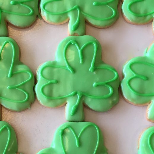 Iced Shamrock Cookies Iced Shamrock Cookie - St. Patricks Day