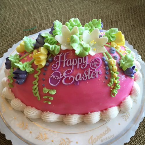 Pink Egg Cake – Easter Pink Egg Cake - Easter