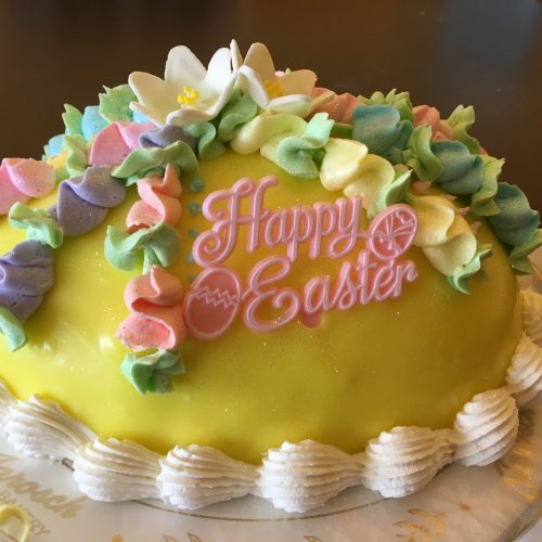 Yellow Egg Cake – Easter Yellow Egg Cake - Easter