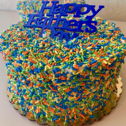 Sprinkle Cake Father's Day Sprinkle Cake