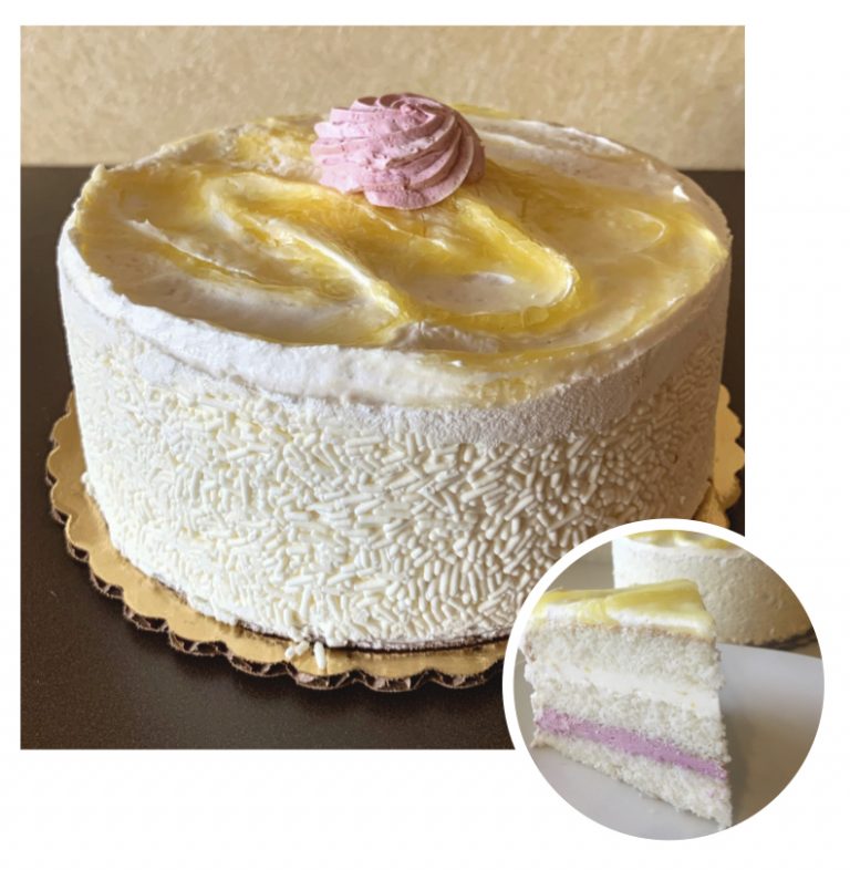 Lemon Raspberry Torte