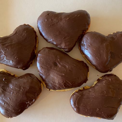 Heart Shaped Chocolate Bismarks – Valentine’s Day Heart Shaped Chocolate Bismarks - Valentine's Day