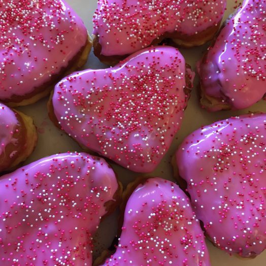 Heart Shaped Jelly Bismarks – Valentine’s Day Heart Shaped Jelly Bismarks - Valentine's Day