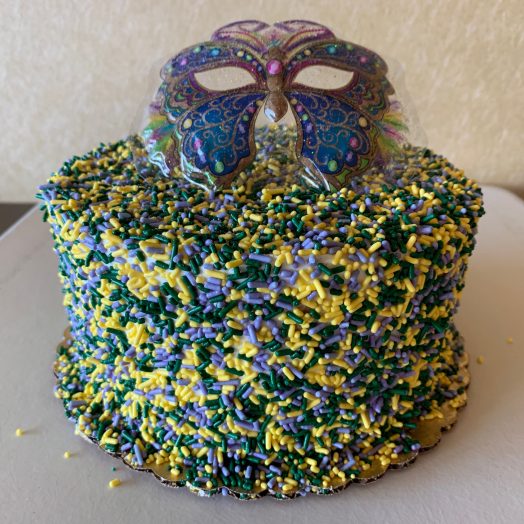 Mardi Gras Sprinkle Cake 2020 Mardi Gras Sprinkle Cake 2020