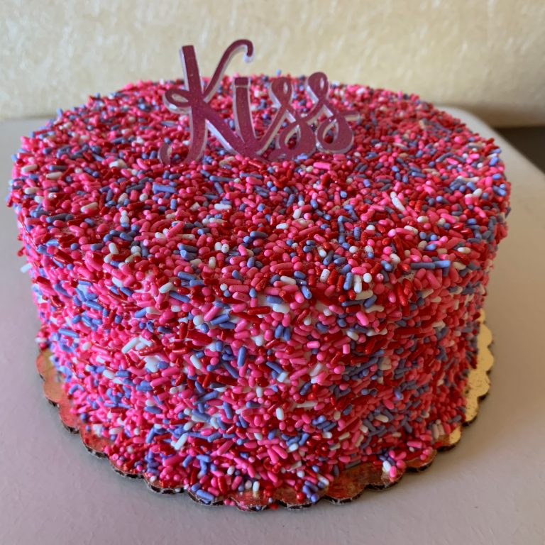 Sprinkle Cake – Valentine’s Day 2020 Sprinkle Cake - Valentine's Day 2020