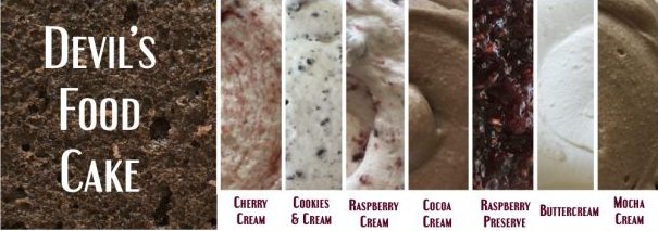DF Wedding Cake:Filling Combos DF Wedding Cake:Filling Combos